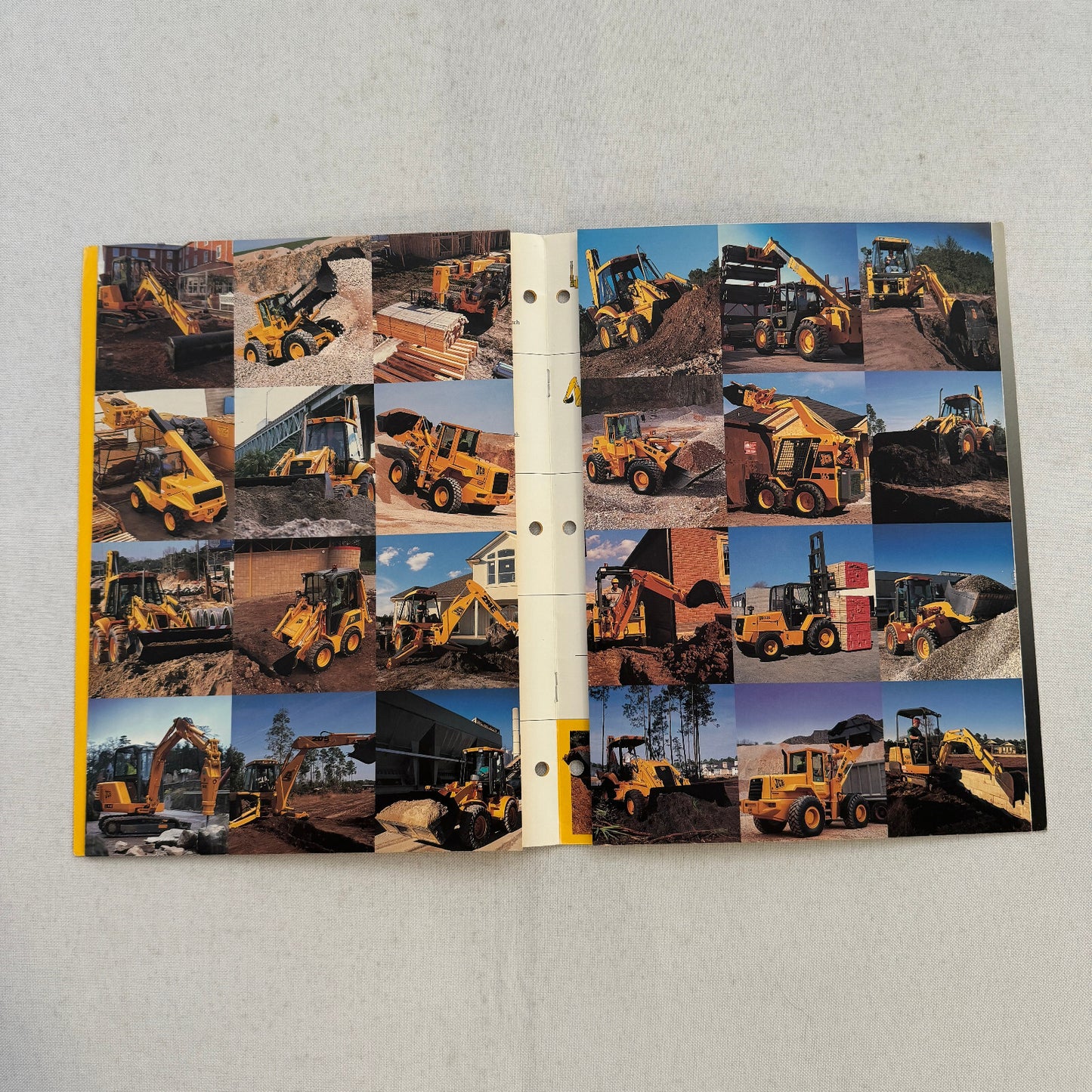 JCB Construction Equipment Sales Brochure Catalog Backhoe Loaders Forklift +