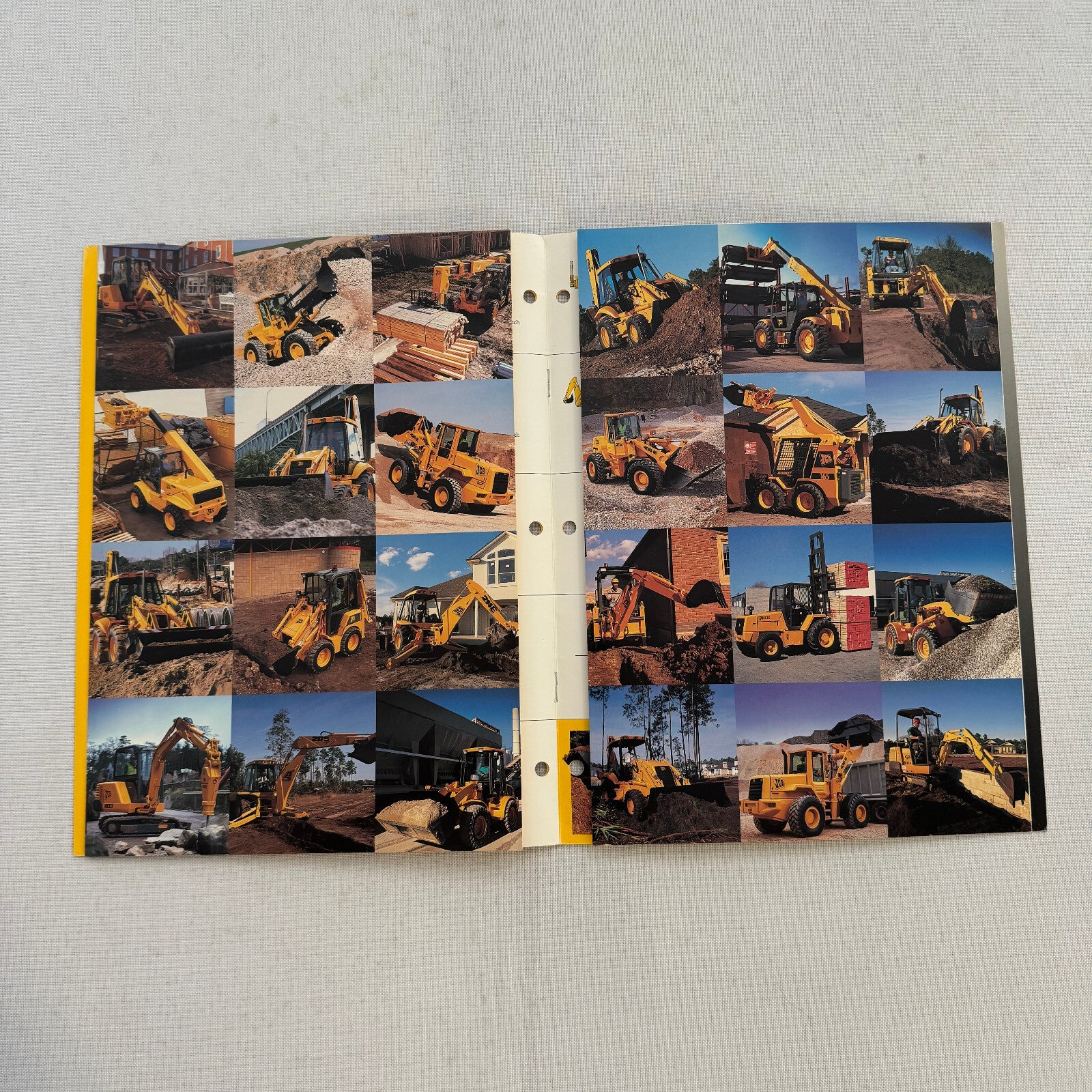 JCB Construction Equipment Sales Brochure Catalog Backhoe Loaders Forklift +