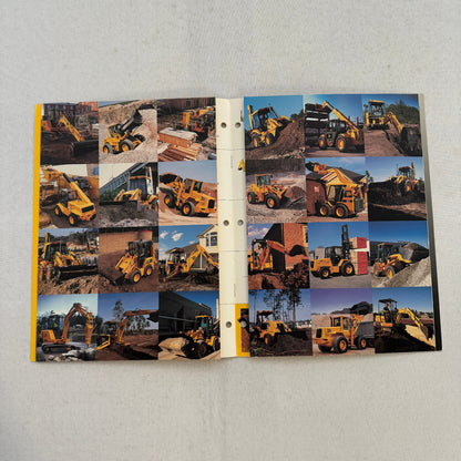 JCB Construction Equipment Sales Brochure Catalog Backhoe Loaders Forklift +