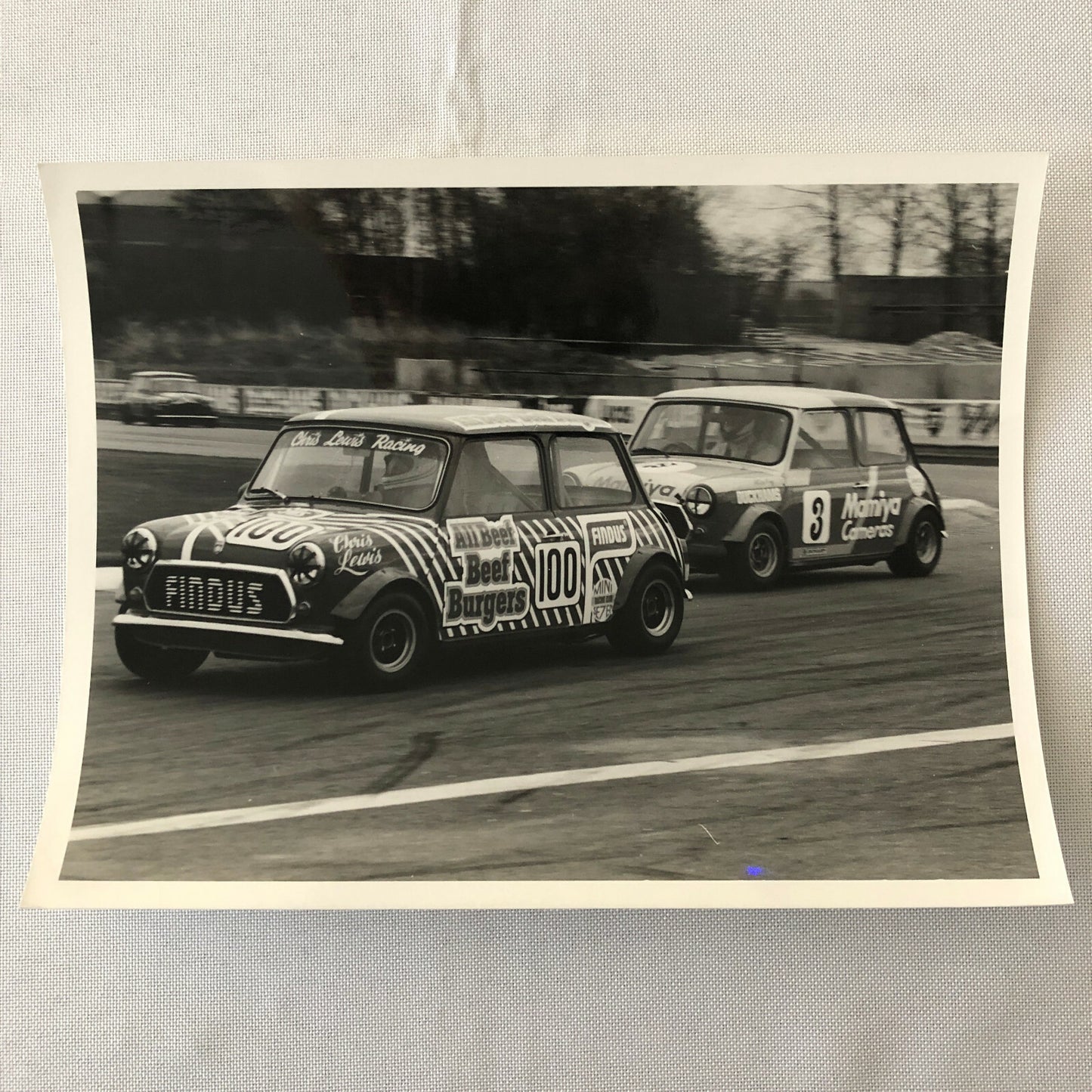 Vintage Austin Mini Racing Car Photo Photograph Print