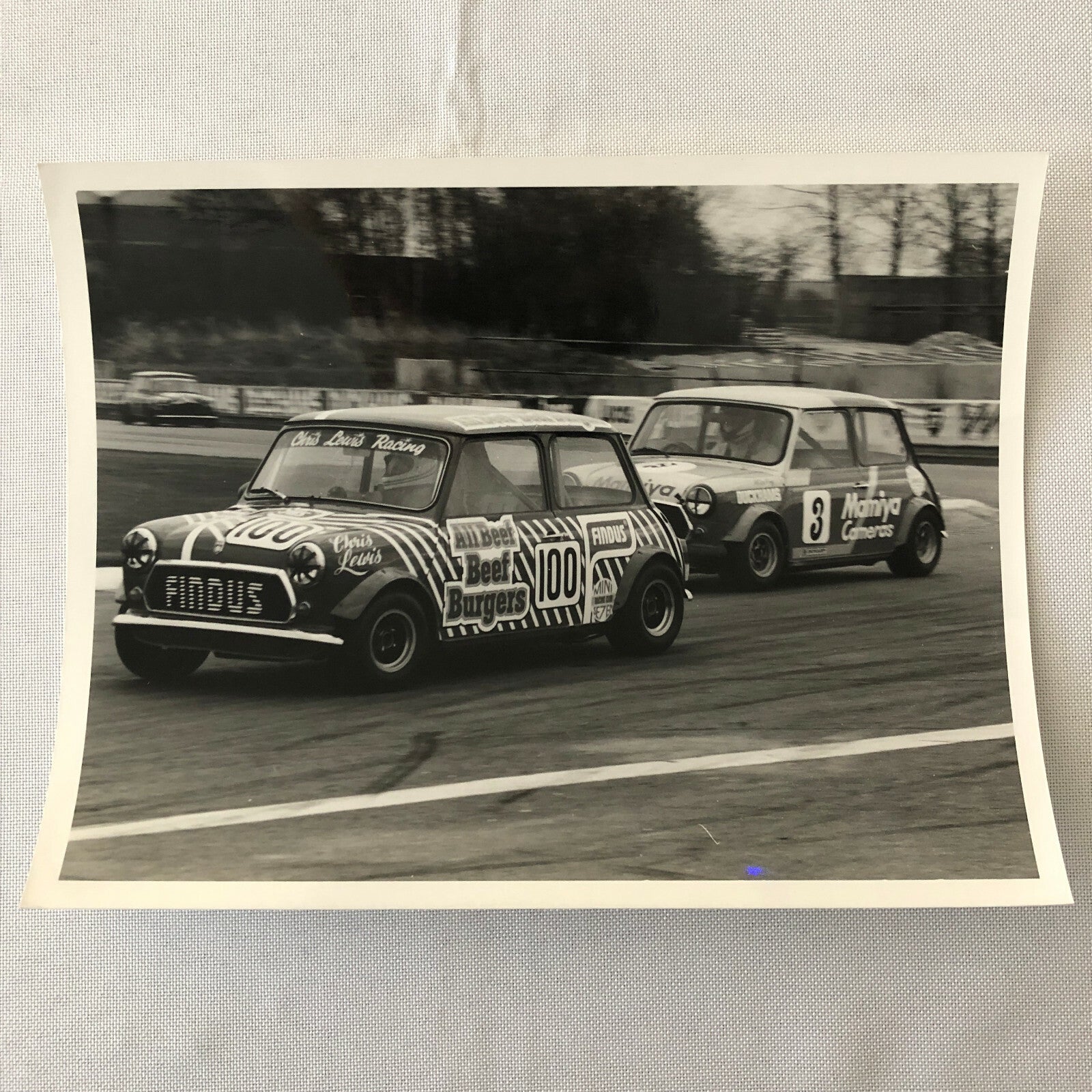 Vintage Austin Mini Racing Car Photo Photograph Print
