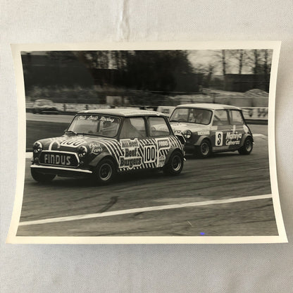 Vintage Austin Mini Racing Car Photo Photograph Print