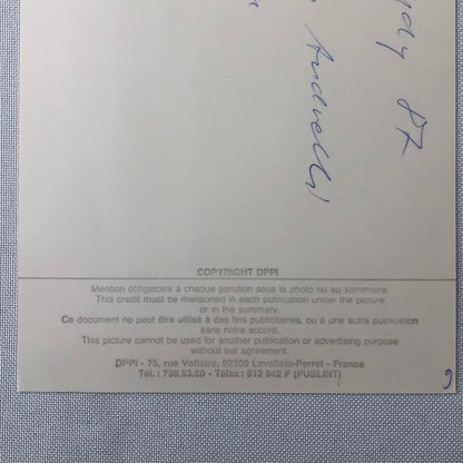 Vintage Indy Indianapolis Racing Photo Photograph Mario Andretti 1987 DPPI Press