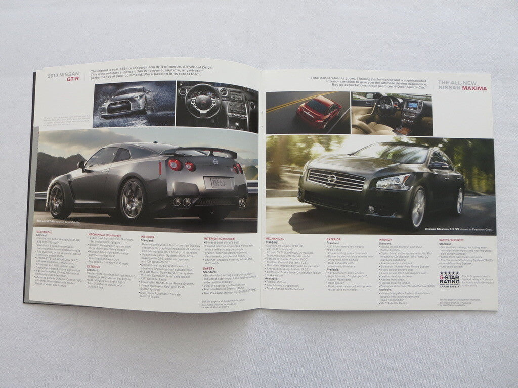 2009 Nissan Sales Brochure Catalog Cube 350Z 370Z Roadster GT-R GTR Maxima +