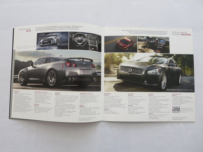 2009 Nissan Sales Brochure Catalog Cube 350Z 370Z Roadster GT-R GTR Maxima +