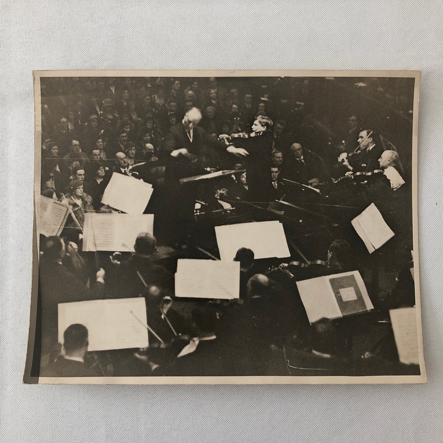 Press Photo Photograph Violinist Yehuda Menuhin Musician 1932 Central News Music