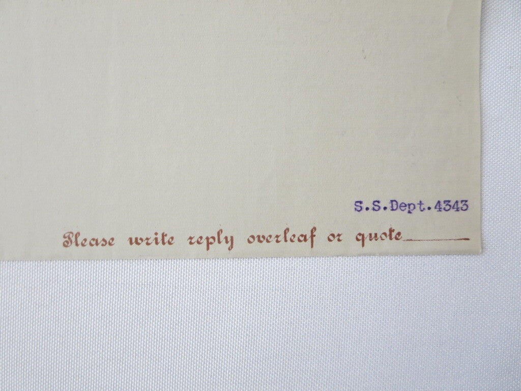 1910 Commerical Vehicle Motorcycle Company Letter Letterhead Rex Tricar Carrier 