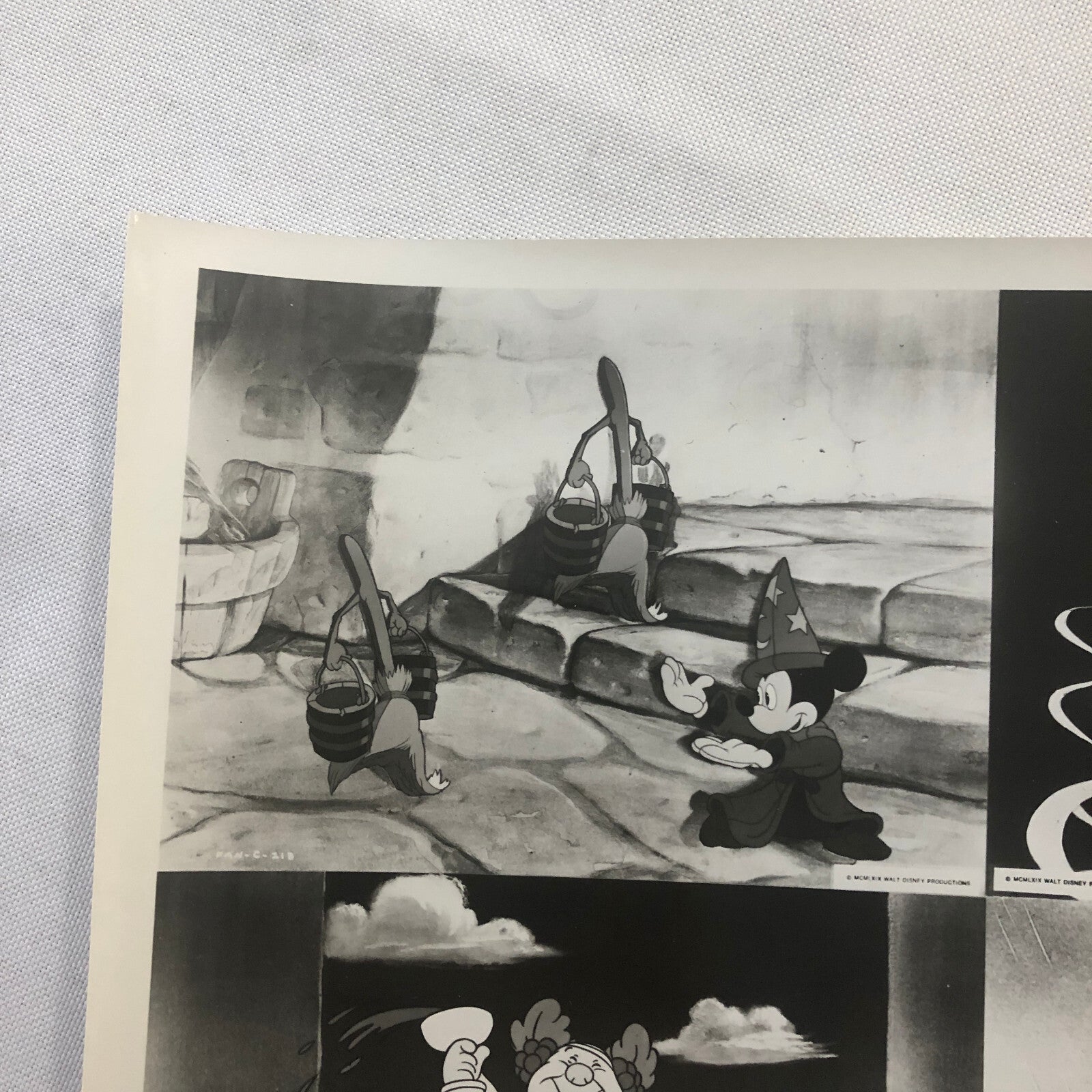 Walt Disney Fantasia Movie Film Press Photo Photograph Mickey Mouse Dinosaurs