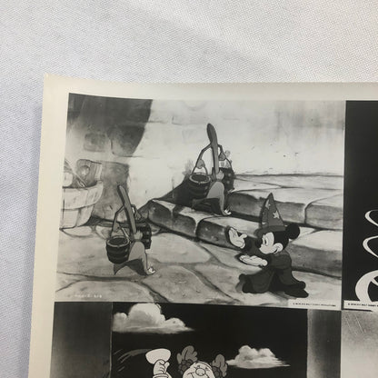 Walt Disney Fantasia Movie Film Press Photo Photograph Mickey Mouse Dinosaurs