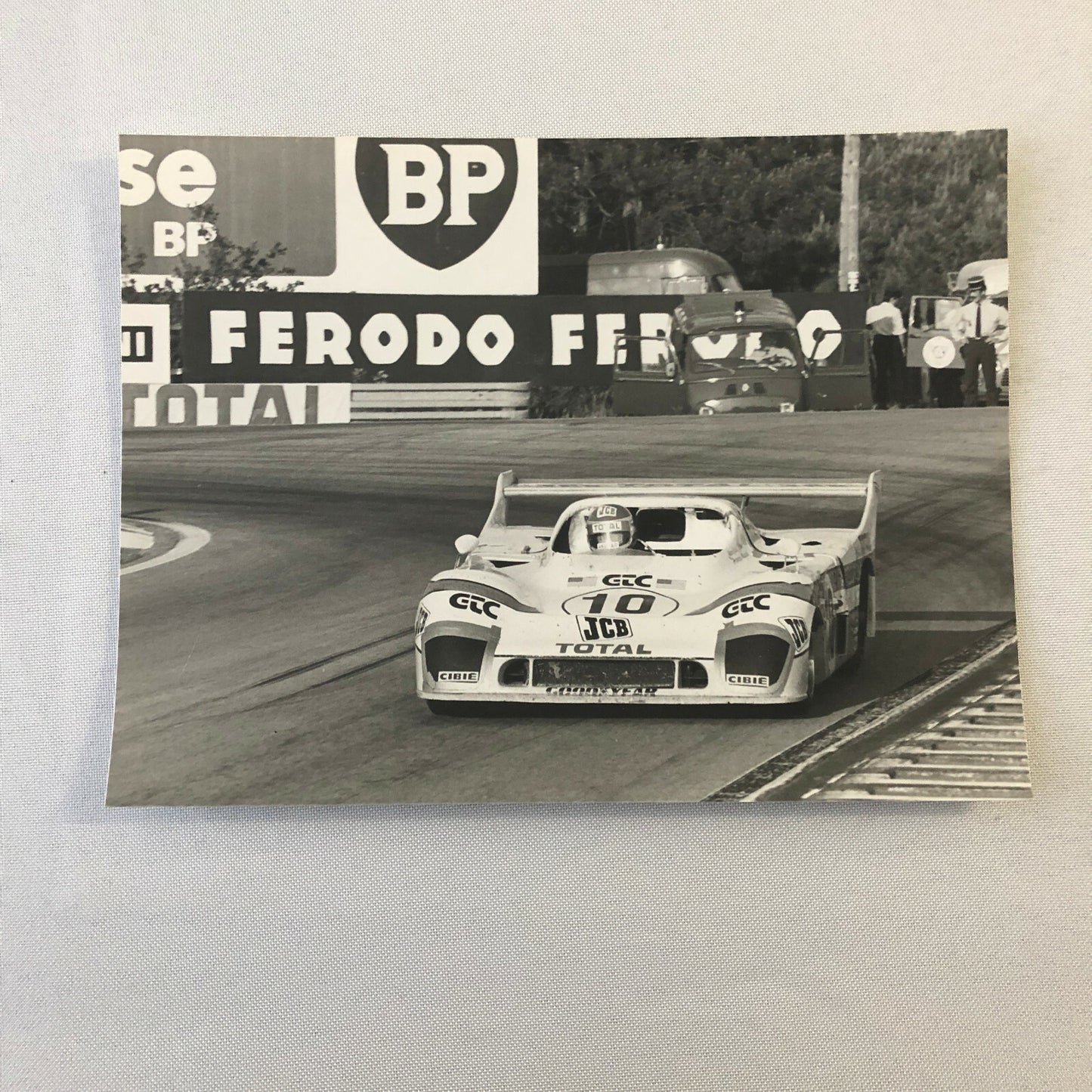 Vintage Racing Car Photo Photograph Print - DPPI Press Photo