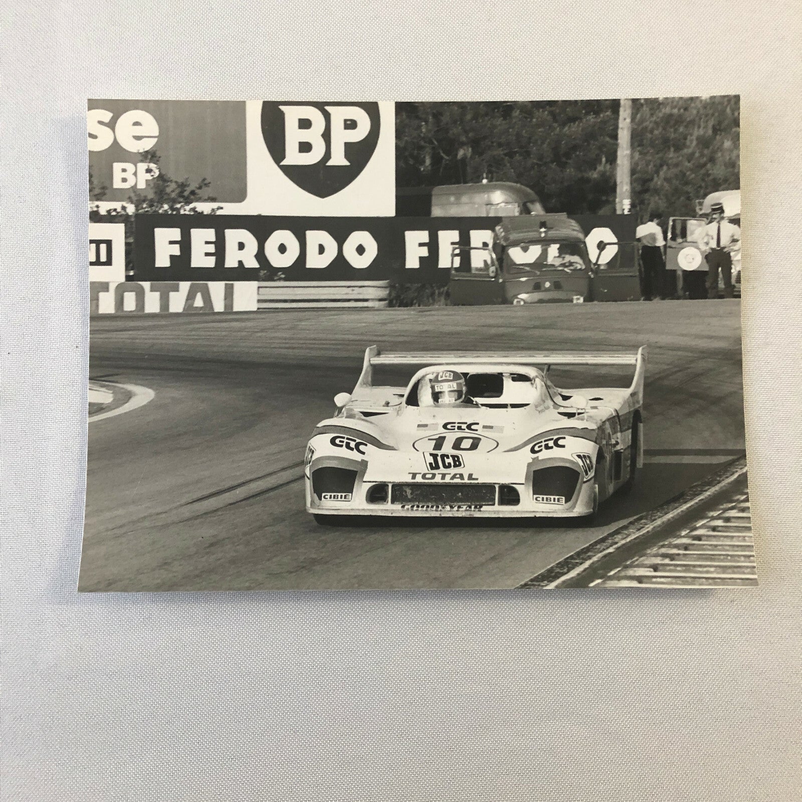 Vintage Racing Car Photo Photograph Print - DPPI Press Photo
