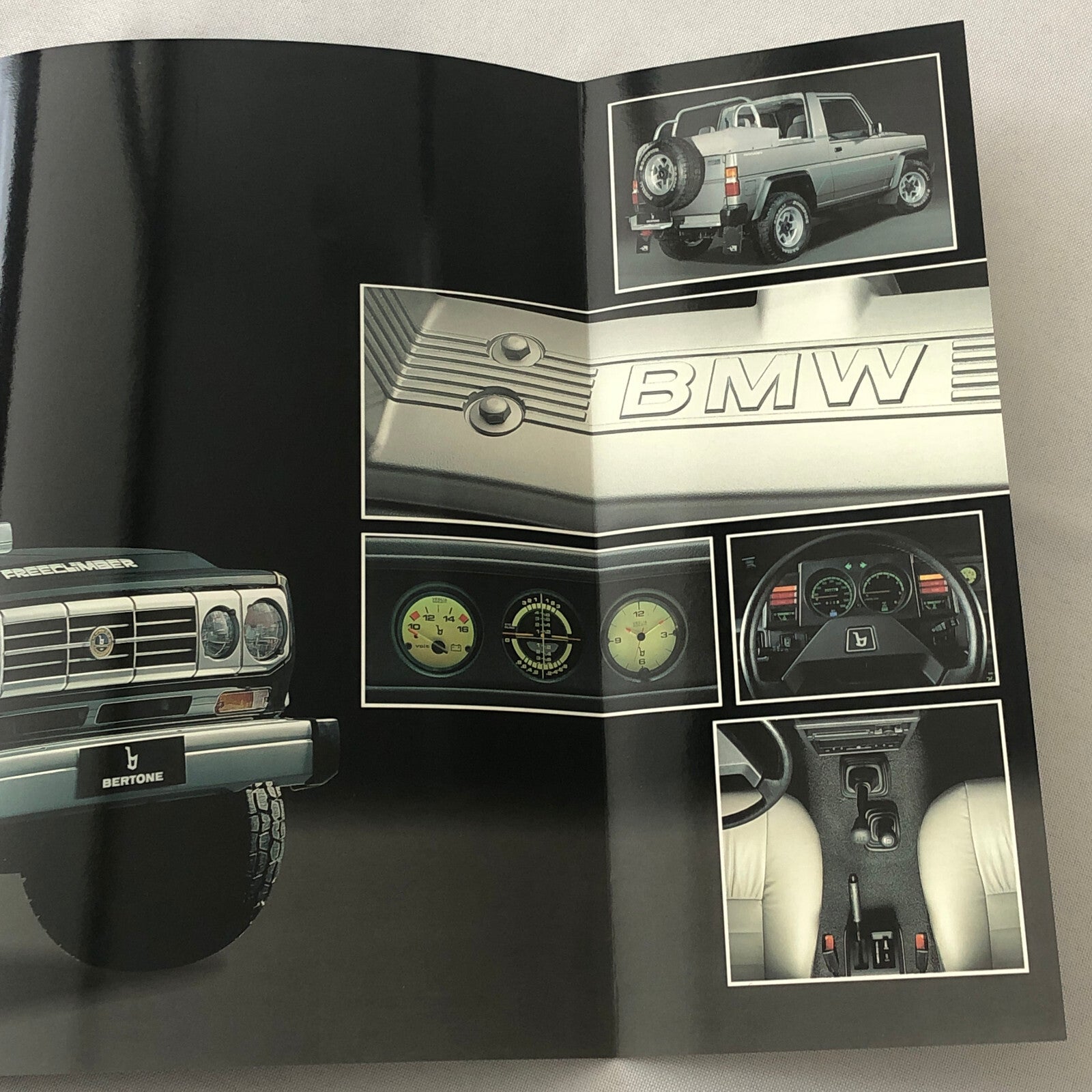 1991 Bertone Freeclimber SUV Sales Brochure BMW Engine Bertone Free Climber
