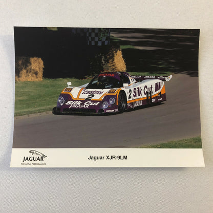 Vintage Jaguar Silk Cut XJR-9LM Racing Car Photo Photograph Jaguar XJR 9LM 