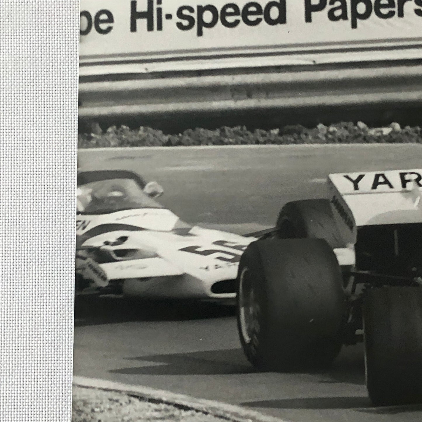 Vintage Racing Photo Photograph Peter Gethin BRM McLaren Denny Hulme 1972