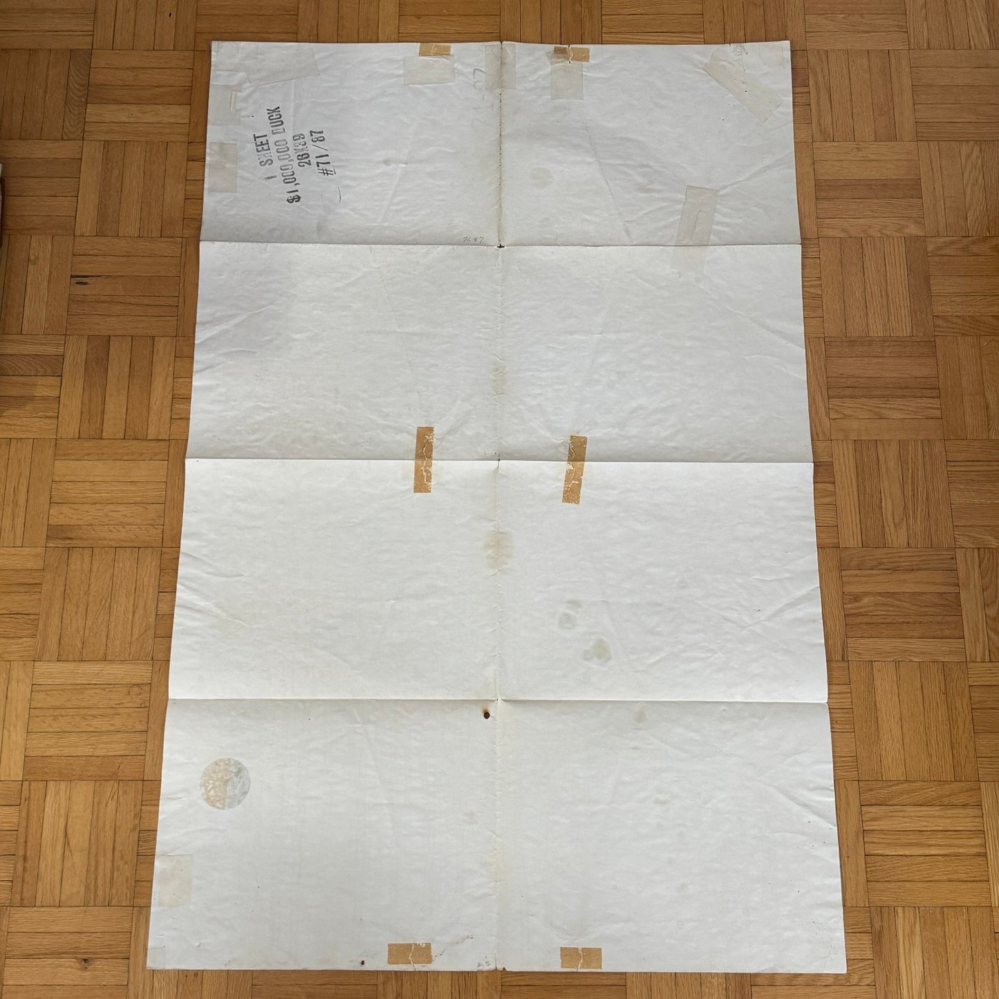 Vintage Disney Movie Poster $1,000,000 Duck Walt Disney Film Million Dollar Duck