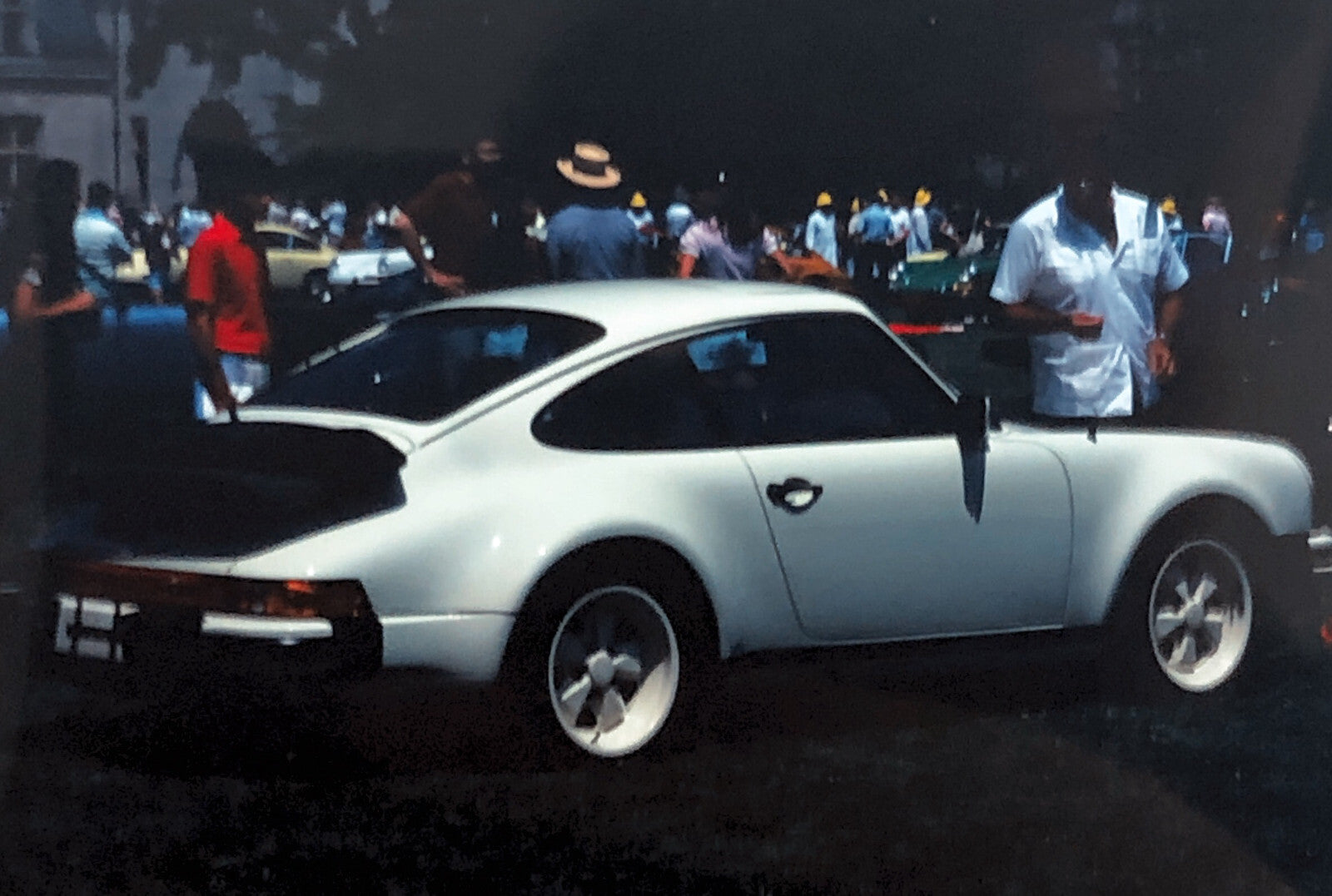 Porsche 911 Car 35mm Photo Slide Vintage 1981
