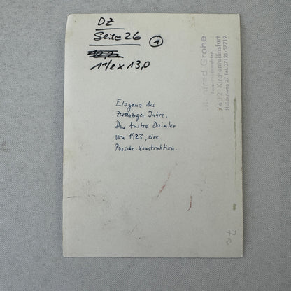 1923 Austro Daimler Car Automobile Photo Photograph Print