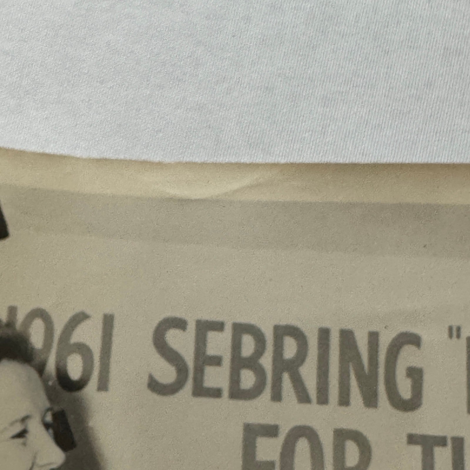 Vintage Racing Photo 1961 Sebring Race Trophy Alitalia Airlines