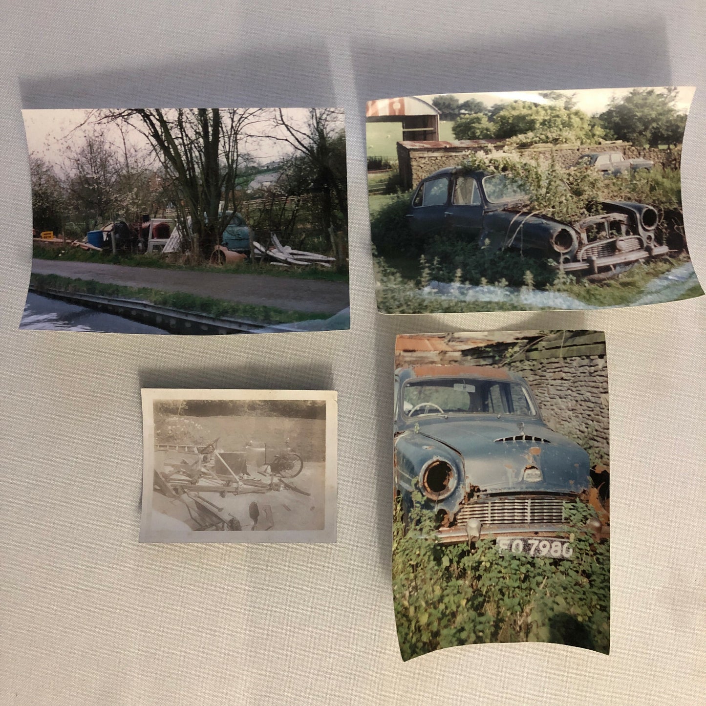 Vintage Austin Barn Find Junk Yard Car Part Photo Photograph Lot of 30