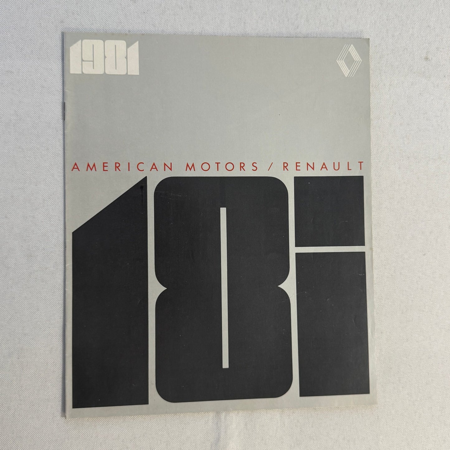 1981 Renault 18i Car Sales Brochure Catalog Vintage Advertising