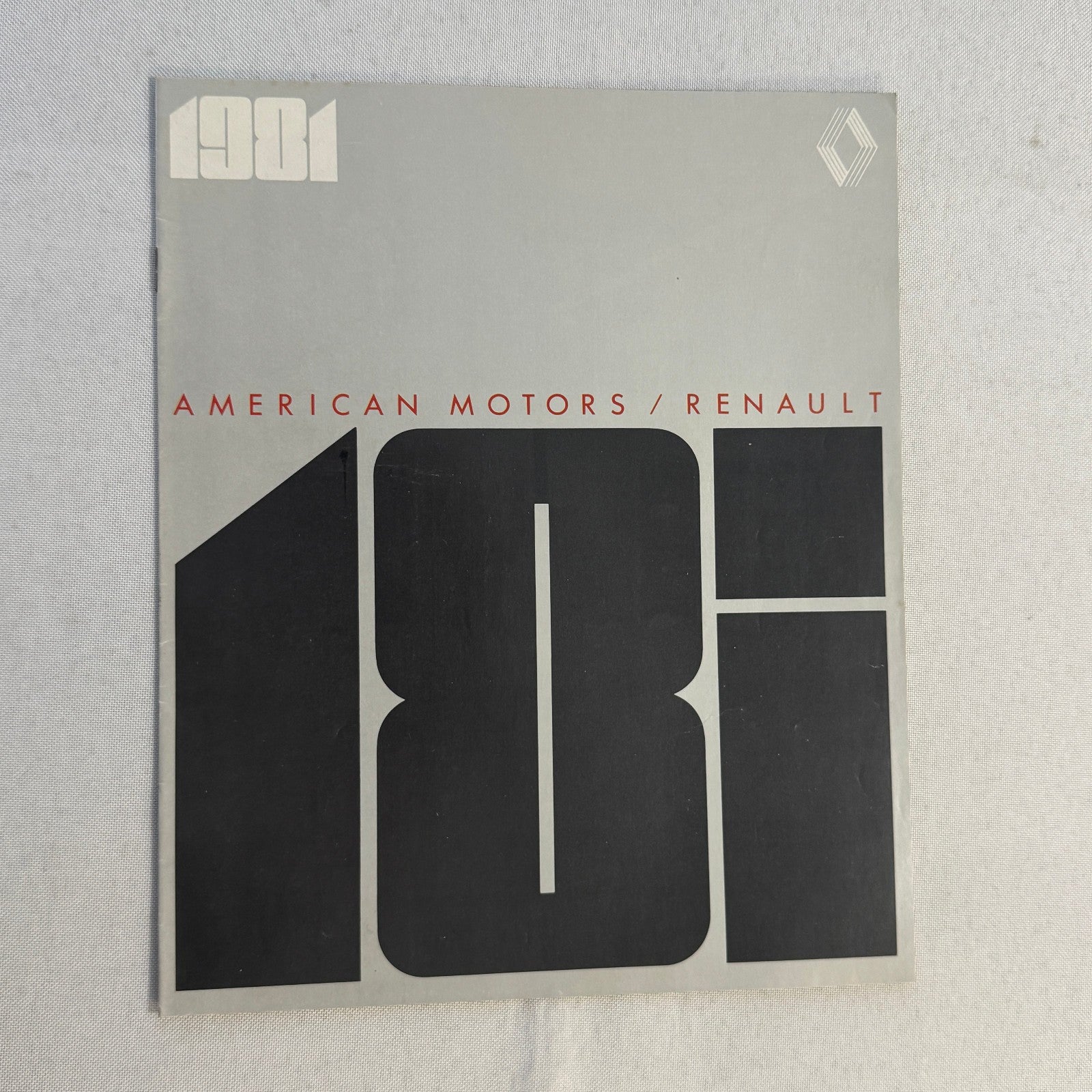 1981 Renault 18i Car Sales Brochure Catalog Vintage Advertising