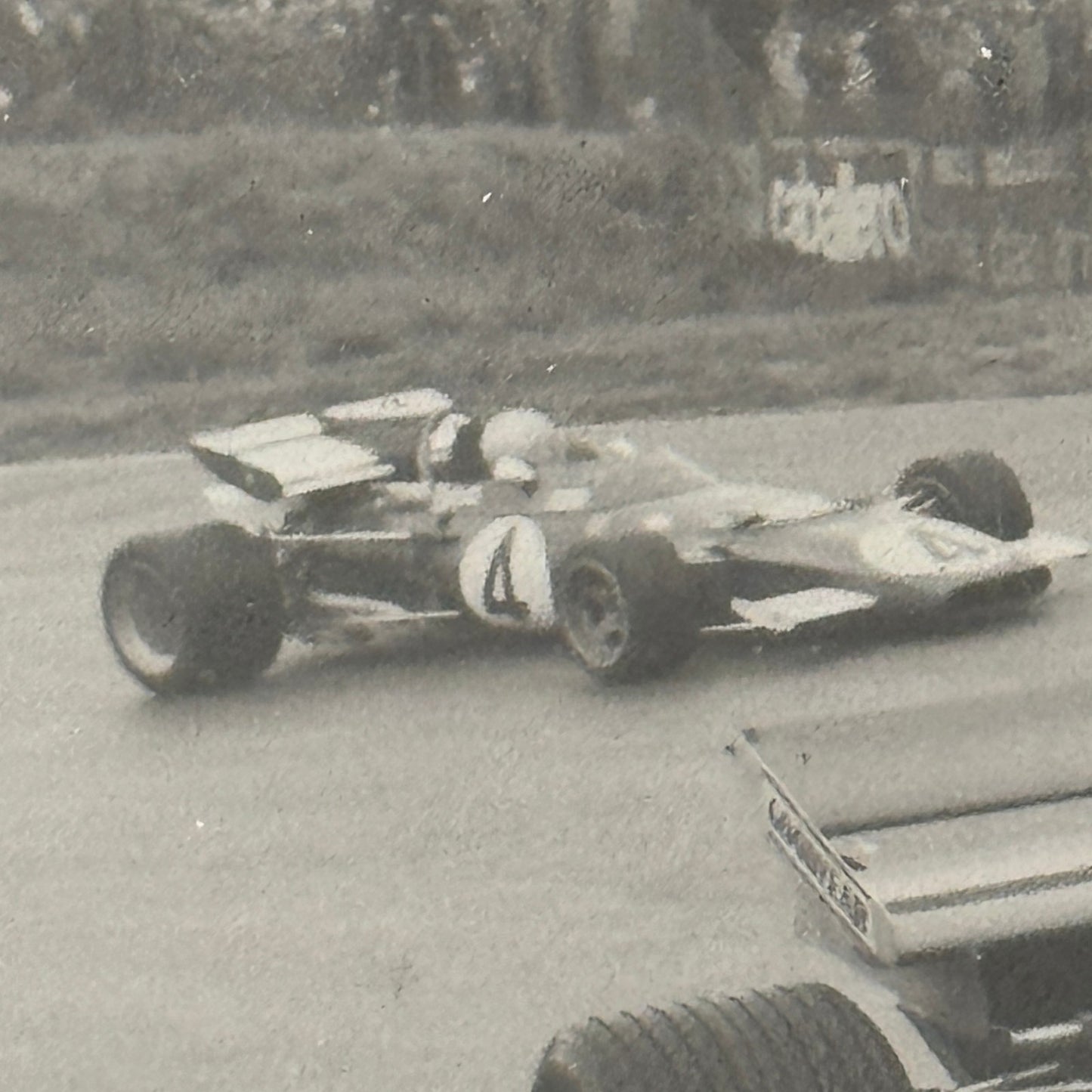 Vintage Racing Photo 1971 Dutch Grand Prix Race Skip Barber Autocar Photograph