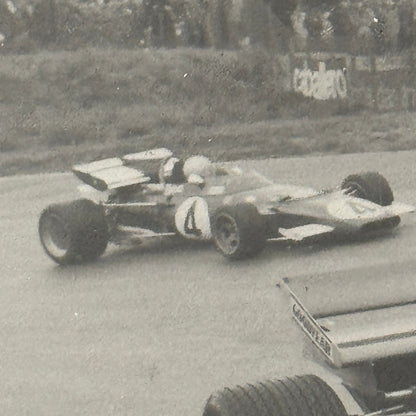 Vintage Racing Photo 1971 Dutch Grand Prix Race Skip Barber Autocar Photograph