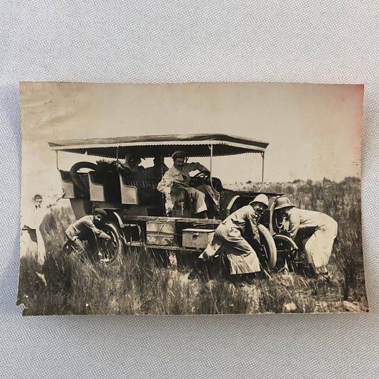 Antique Vintage Bus Automobile Car Photo Photograph - Tag AL22SM2