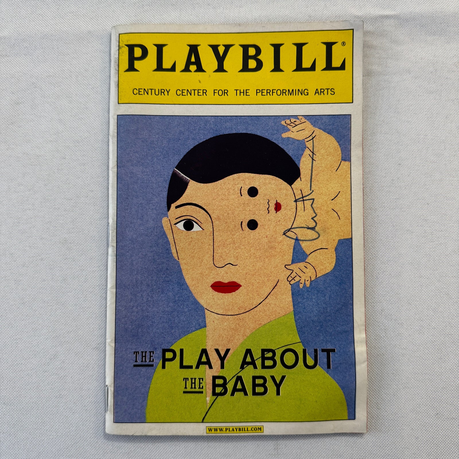 The Play About the Baby Cast Signed Playbill 2001 Autographed Kathleen Early