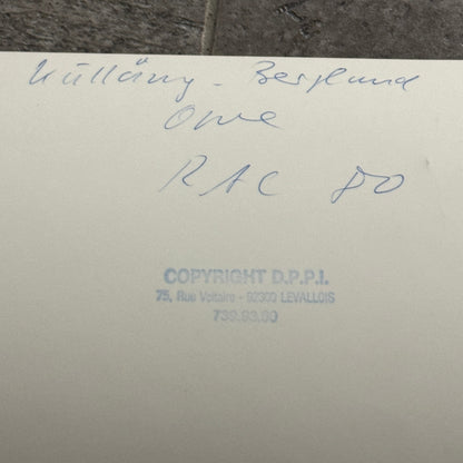 1980 RAC Rally Rallye Car Racing Photo Photograph Opel Vintage Car