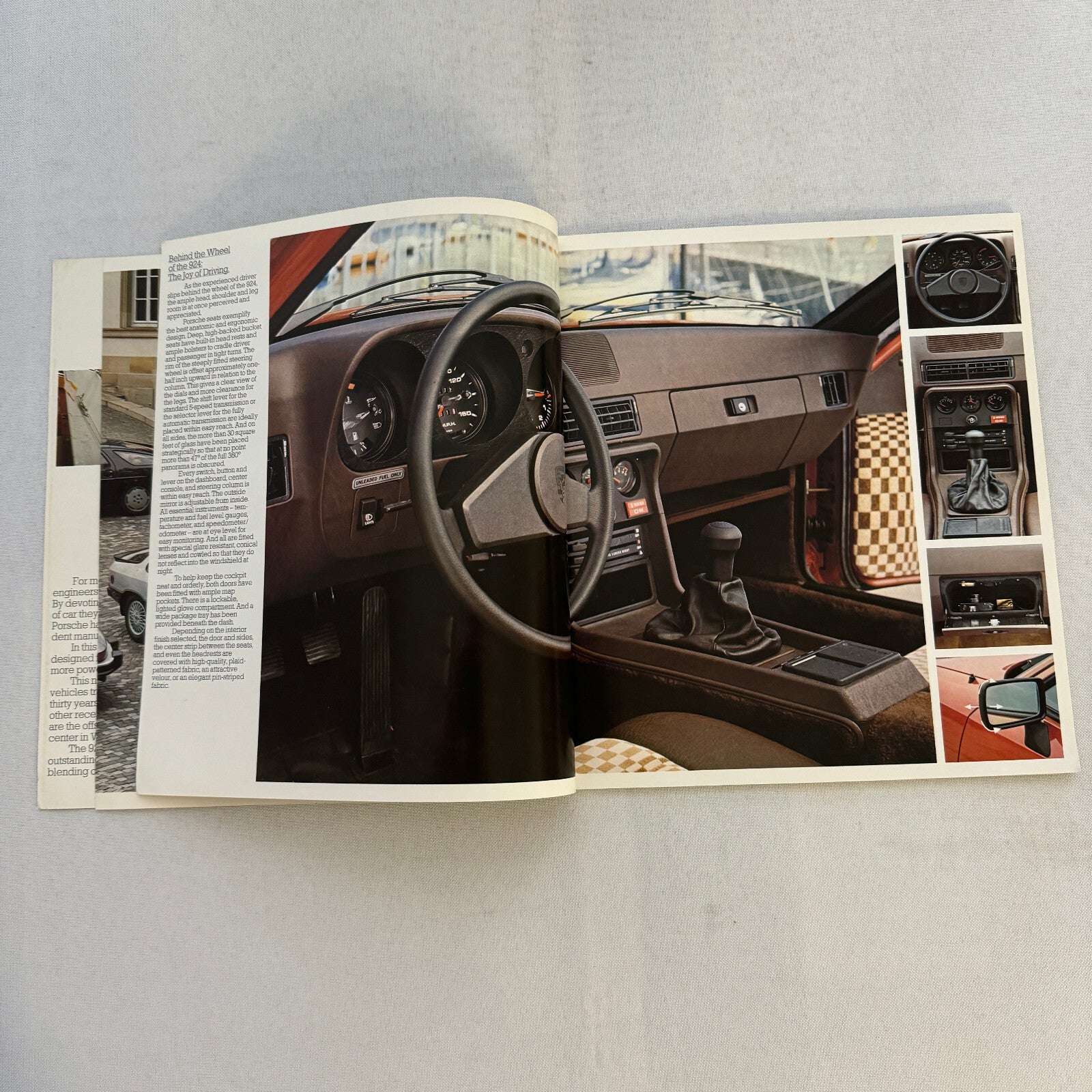 1980 Porsche 924 and 924 Turbo Sales Brochure Catalog Advertising