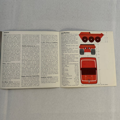 Amphicat ATV Sales Brochure Catalog Advertising Vintage
