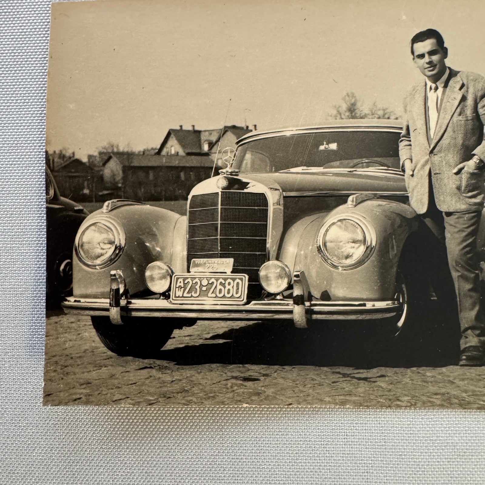Vintage Mercedes Benz Car Automobile Photo Photograph Print