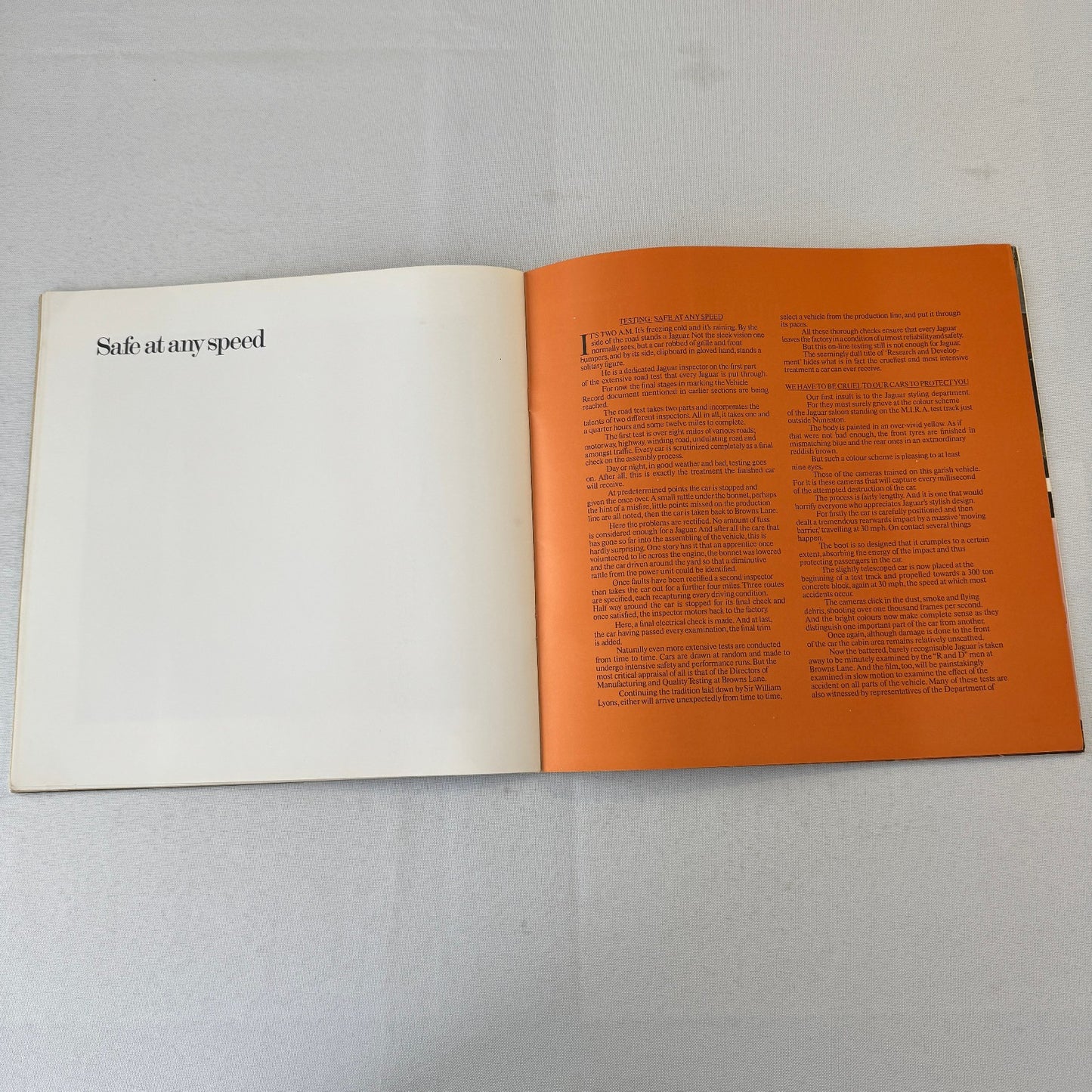 Jaguar XJ Series III Vintage Car Sales Brochure Catalog Advertising