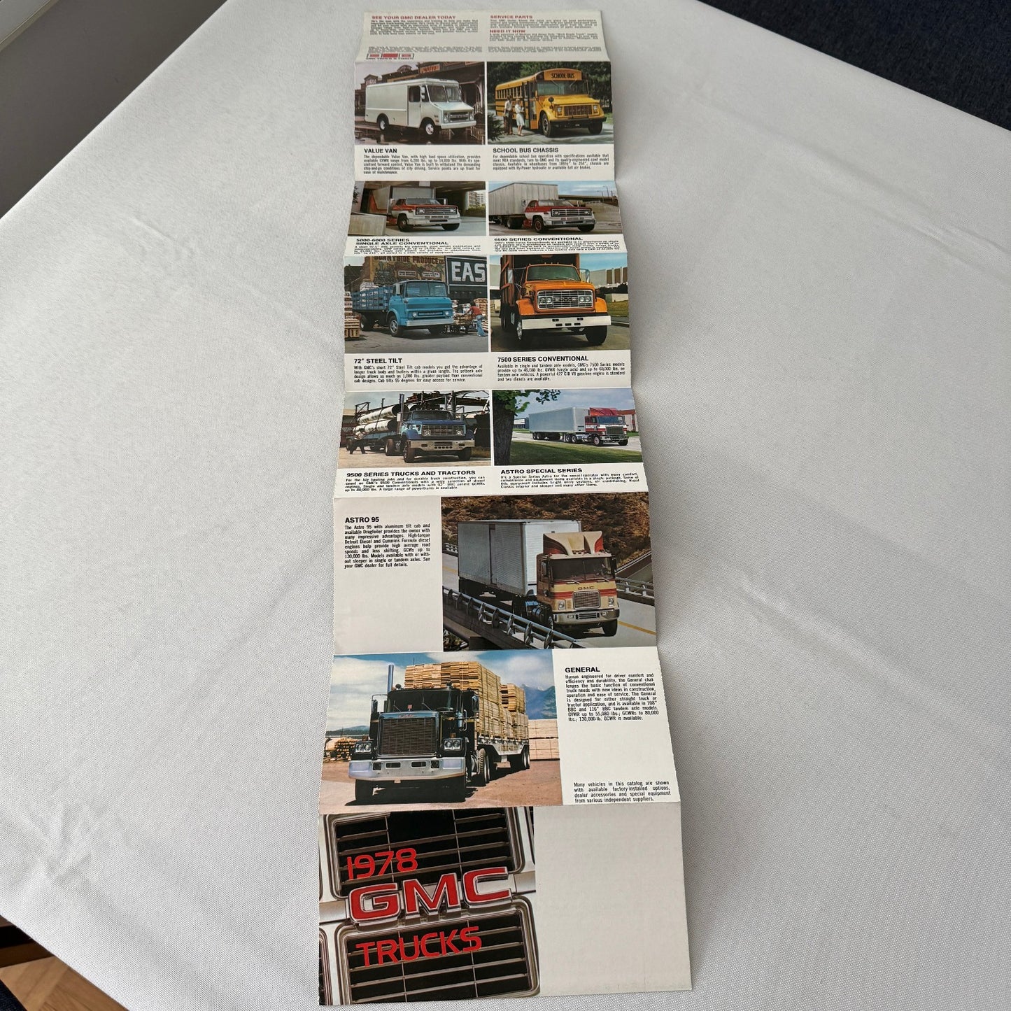 1978 GMC Truck Sales Brochure Catalog PIckup Suburban Van Caballero Jimmy +