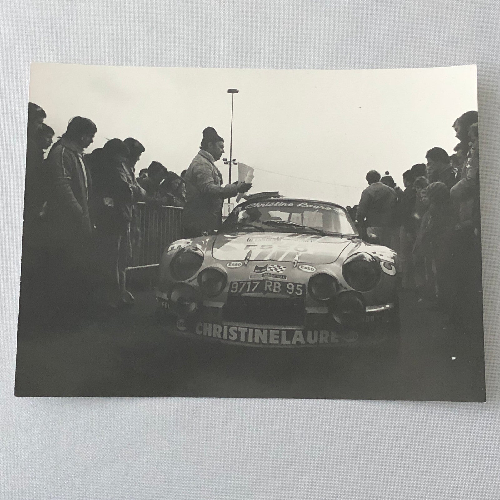 Vintage Renault Alpine Racing Car Photo Photograph Print 