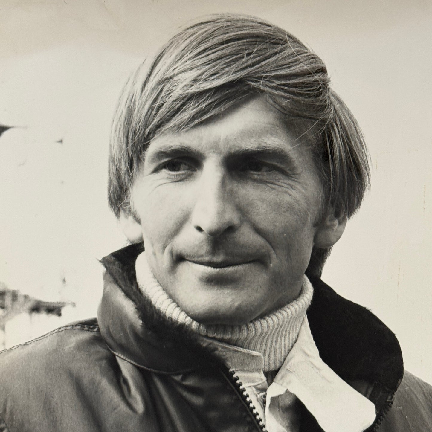 Porsche Racing Driver Derek Bell Photo Photograph Vintage