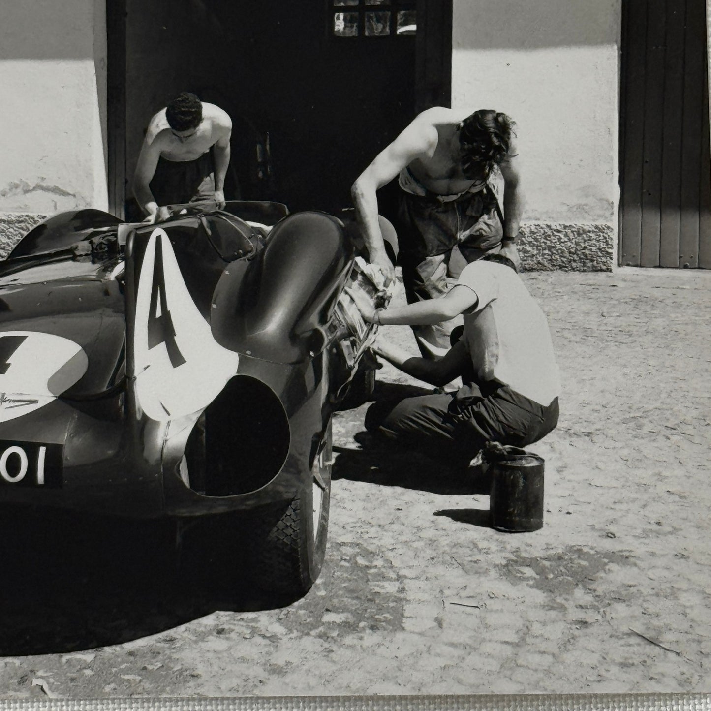 Jaguar D Type 1958 Monza Racing Car Photo Photograph Jack Fairman Modern Print