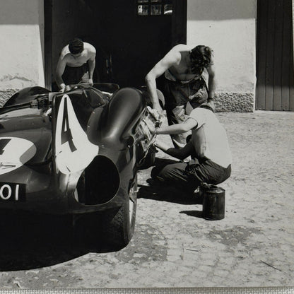 Jaguar D Type 1958 Monza Racing Car Photo Photograph Jack Fairman Modern Print