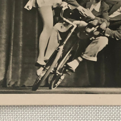 Circus Bicycle Balancing Acrobatic Act Stunt Three Saytons Photo Photograph