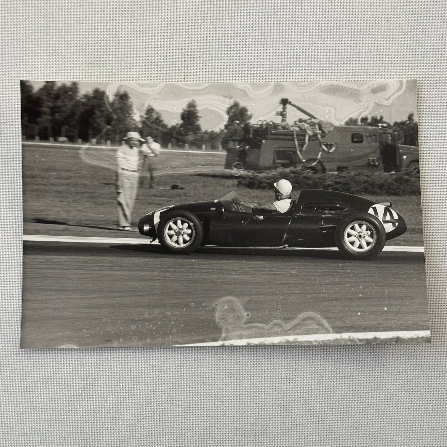 Stirling Moss Cooper Climax 1958 Argentine Grand Prix Racing Photo Photograph