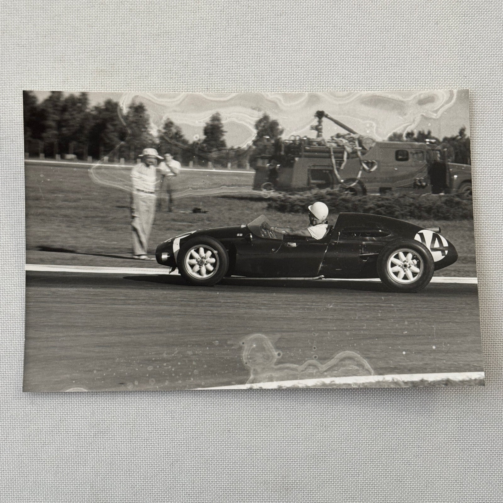 Stirling Moss Cooper Climax 1958 Argentine Grand Prix Racing Photo Photograph