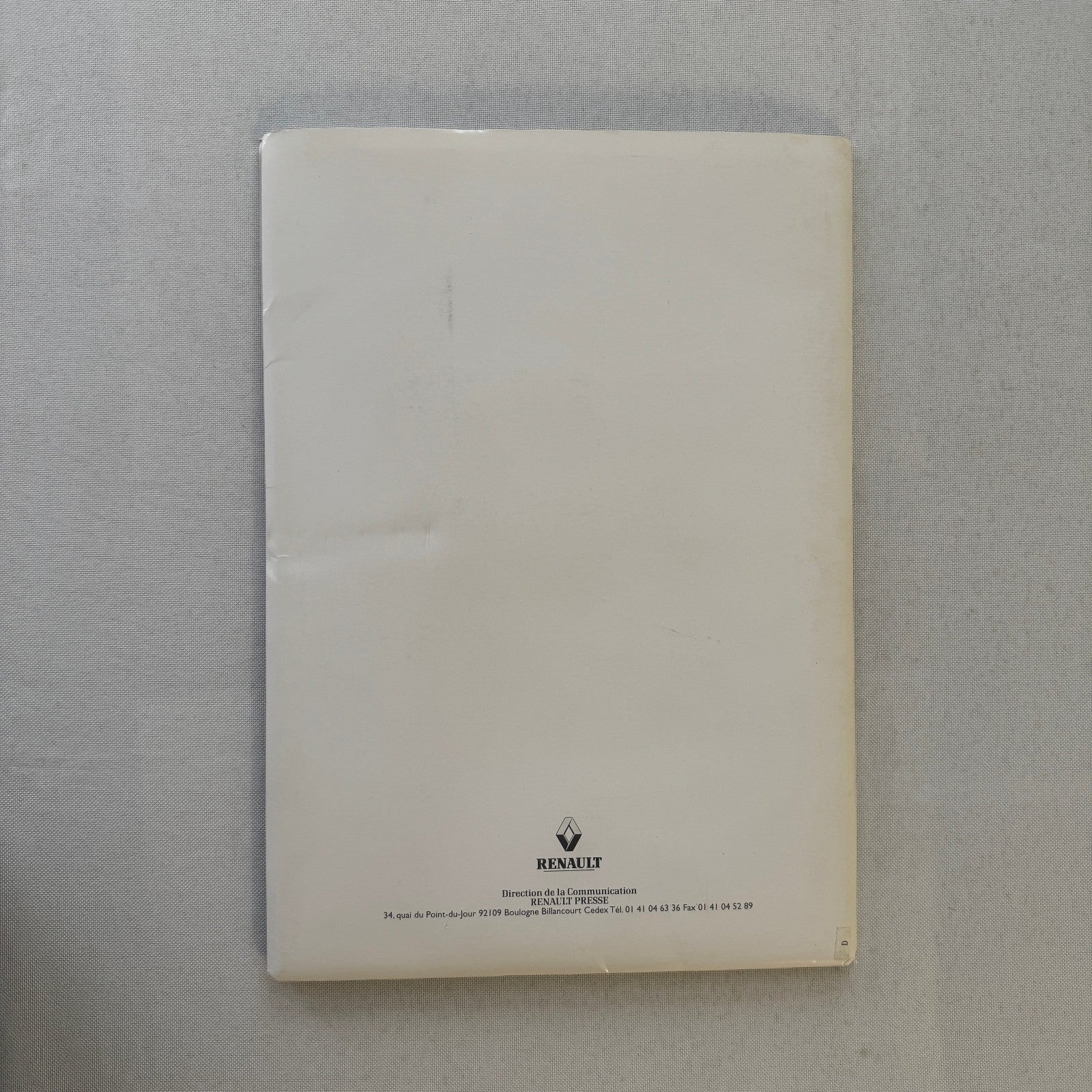 1997 Renault Geneva Auto Show Press Kit Clio Twingo Megane Spider GERMAN