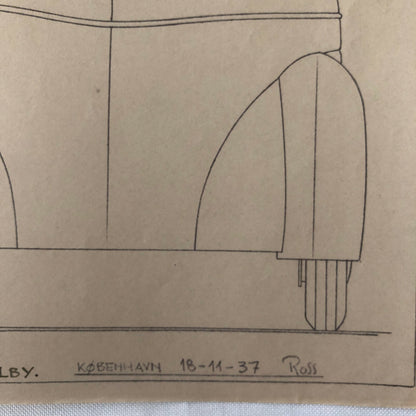 1937 Coachbuilder Truck Design Blueprint Rendering Blue Print Panel Van Dodge 