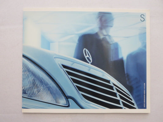 2002 Mercedes S Class Sales Brochure Catalog S430 S500 S55 AMG S600