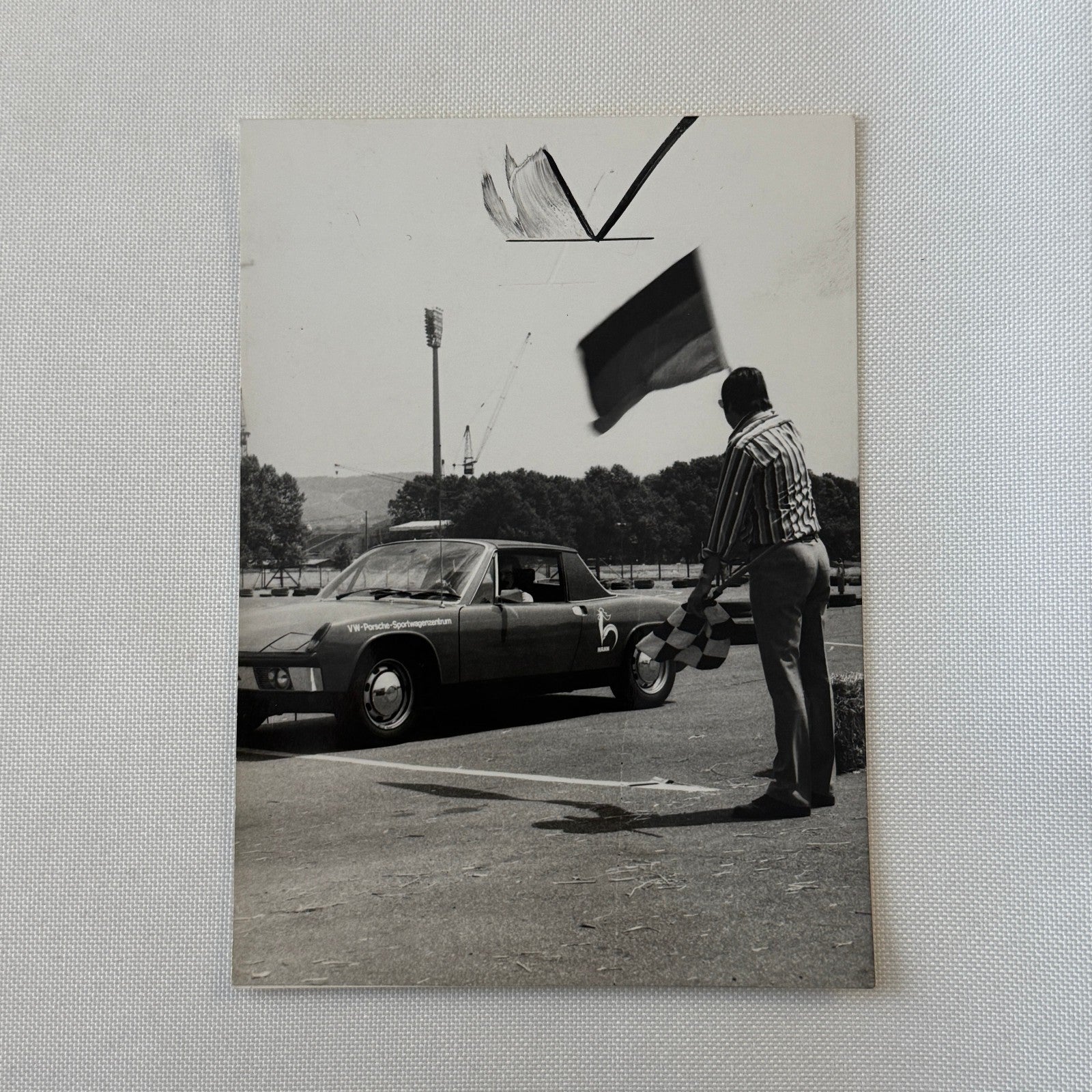 Vintage Porsche 914 Racing Car Photo Photograph Print