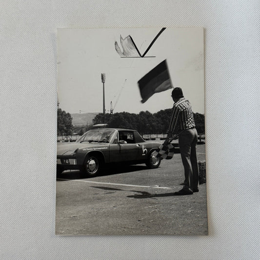 Vintage Porsche 914 Racing Car Photo Photograph Print