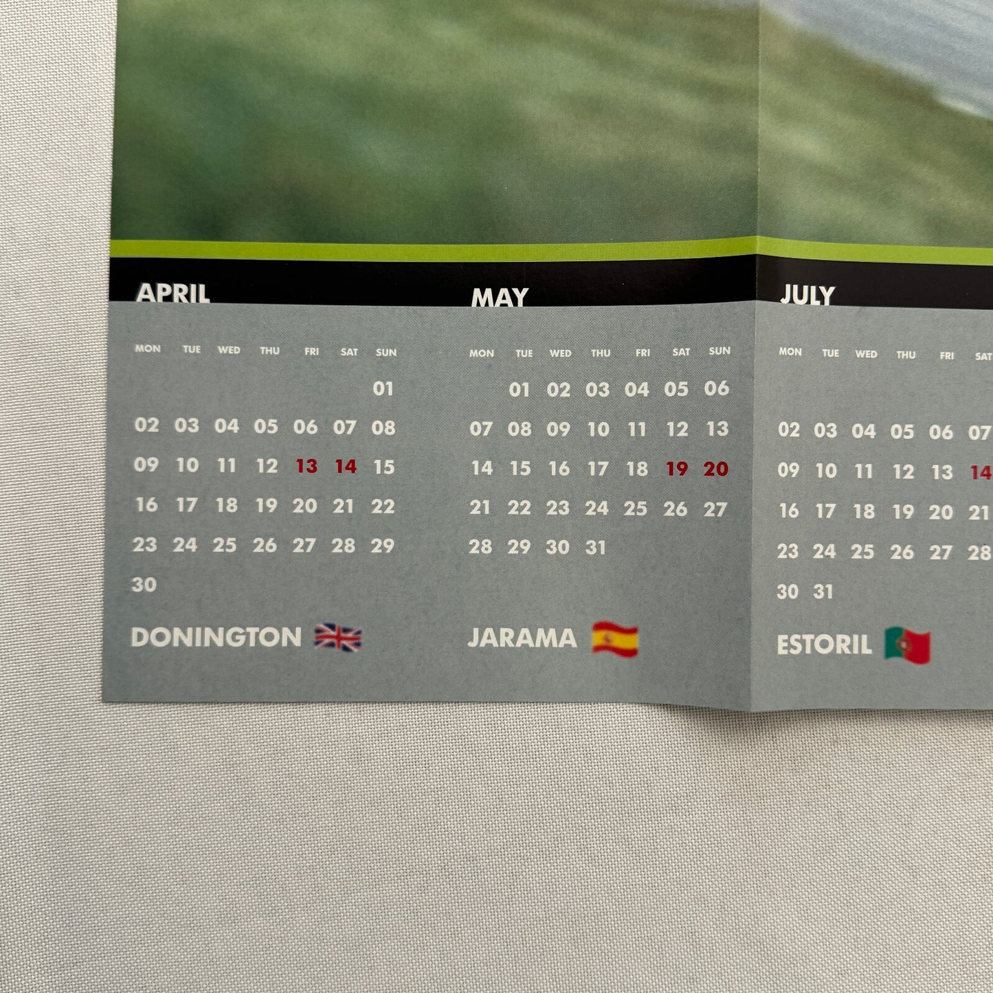 2001 European LeMans Racing Poster Audi Car