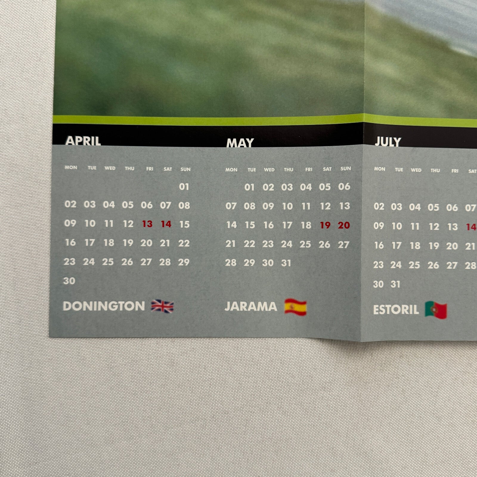 2001 European LeMans Racing Poster Audi Car