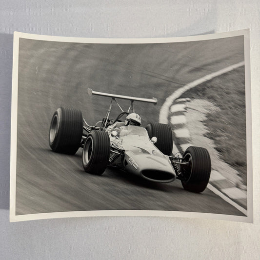 Vintage Racing Photo Denny Hulme McLaren 1968 RAC Grand Prix Photograph